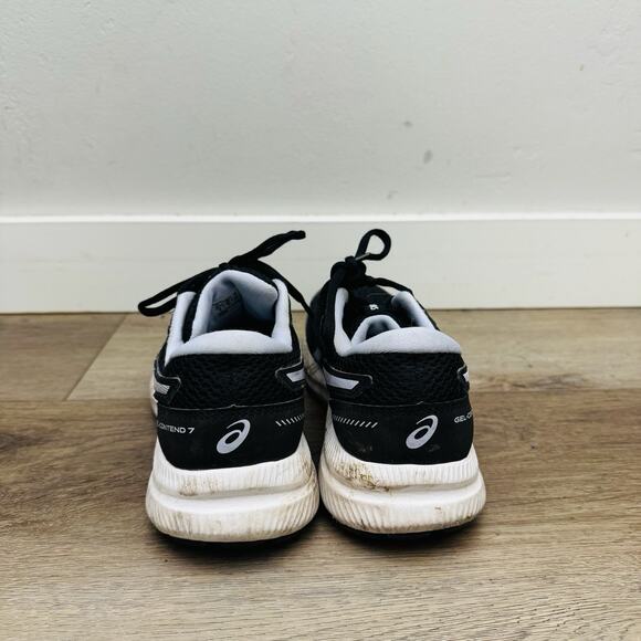 ASICS Gel Contend 7 Black Sneakers Women’s Size 7 - Picture 6 of 10